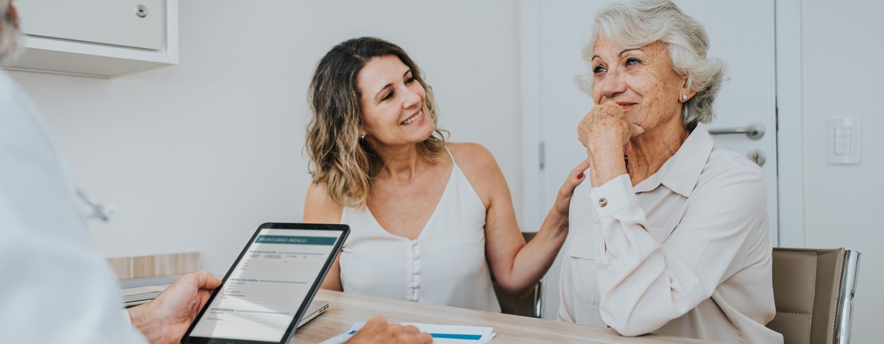 two women at the doctor
